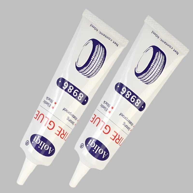 Réparation Pneu Crevé - CarTyreGlue™ - Blanc - Les Délires Auto