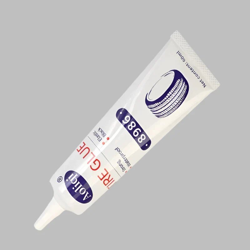 Réparation Pneu Crevé - CarTyreGlue™ - Blanc - Les Délires Auto