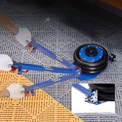 Cric Pneumatique - PneumaticJack™ - Bleu - Les Délires Auto