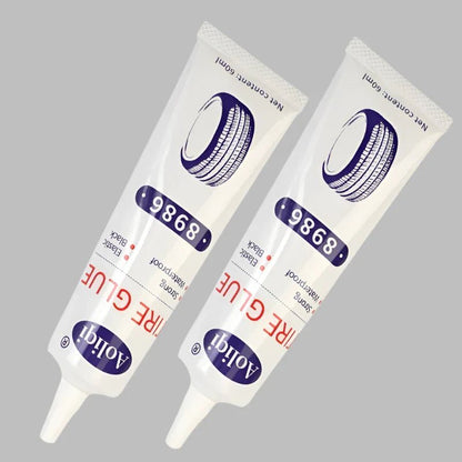 Réparation Pneu Crevé - CarTyreGlue™ - Blanc - Les Délires Auto