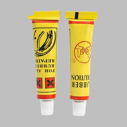 Réparation Pneu Crevé - CarTyreGlue™ - Jaune - Les Délires Auto